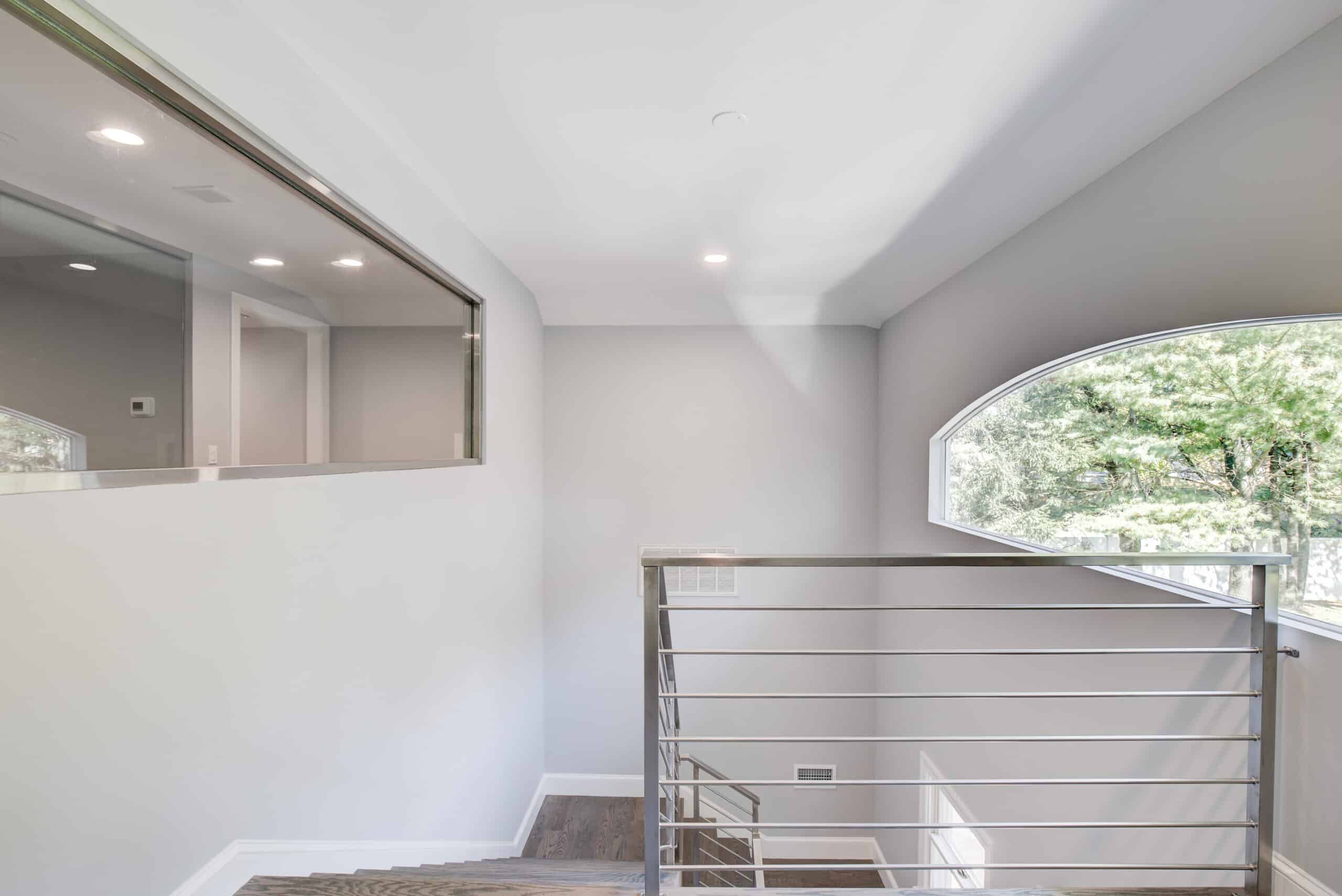 WG - Commercial - Ronkonkoma - Custom Staircase 2nd Floor Landing